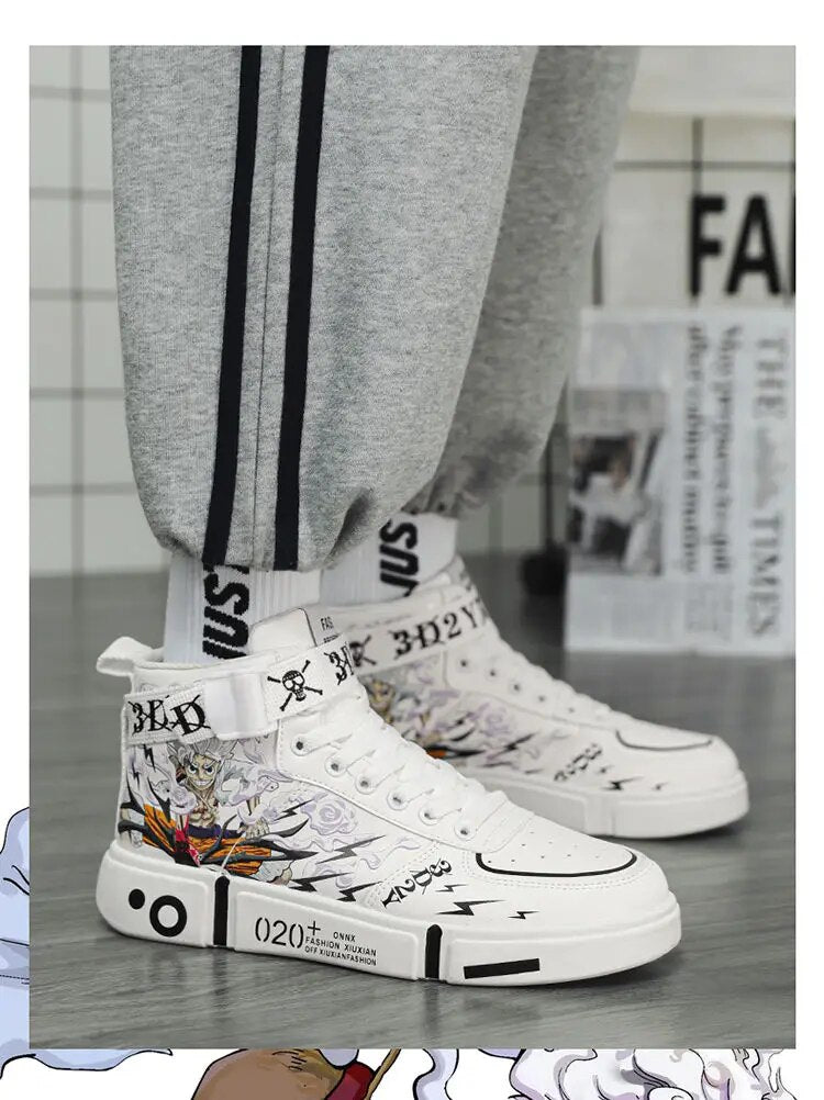 Luffy Gear 5 High Top Shoes