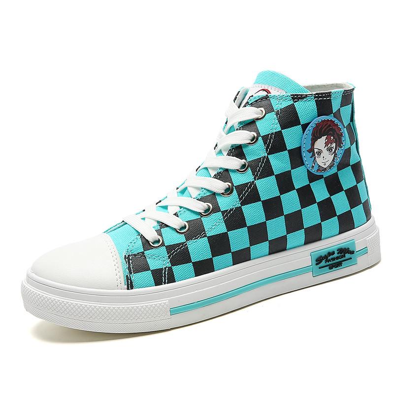 Checkered Tanjiro Shoes