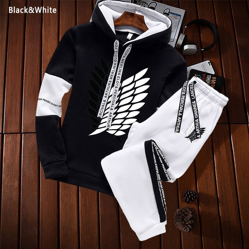 Attack on Titan Hoodie Jogger Set