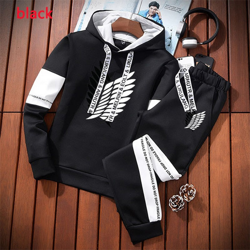Attack on Titan Hoodie Jogger Set