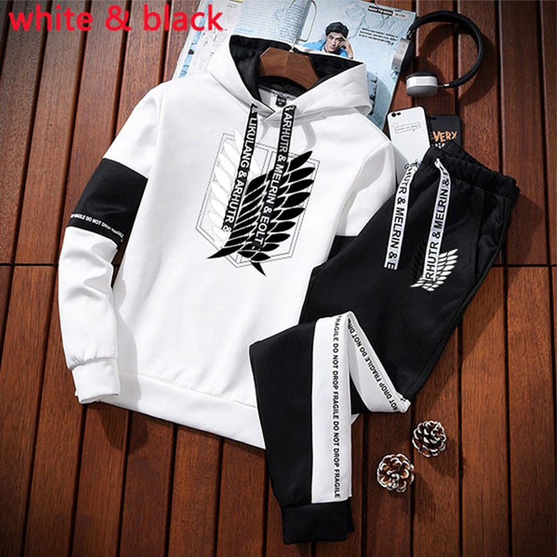 Attack on Titan Hoodie Jogger Set