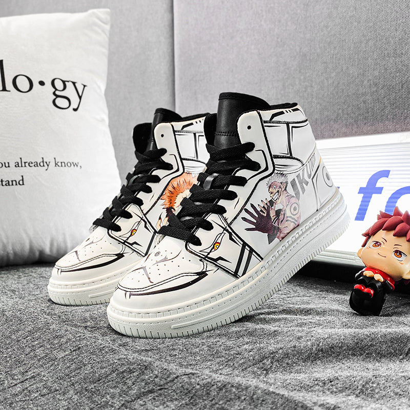Sukuna High Top Shoes Jujutsu Kaisen