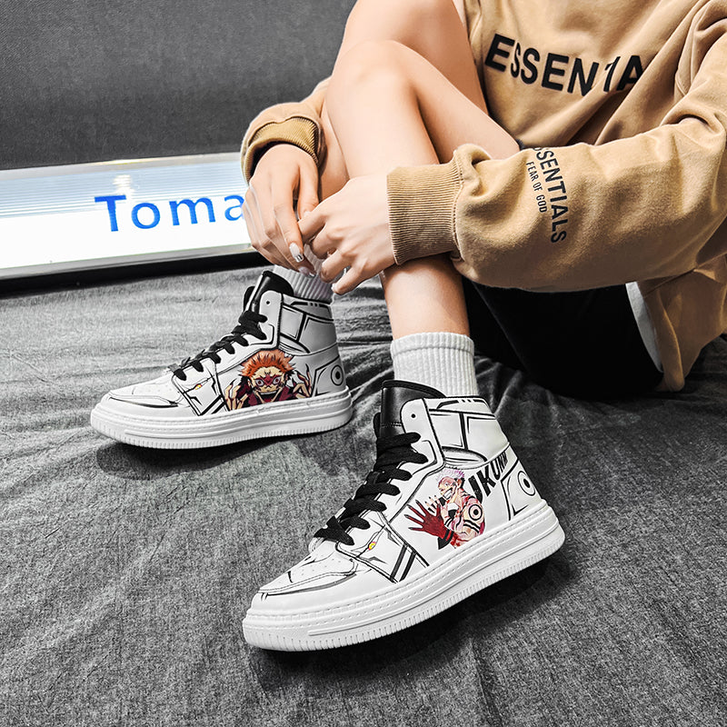 Sukuna High Top Shoes Jujutsu Kaisen