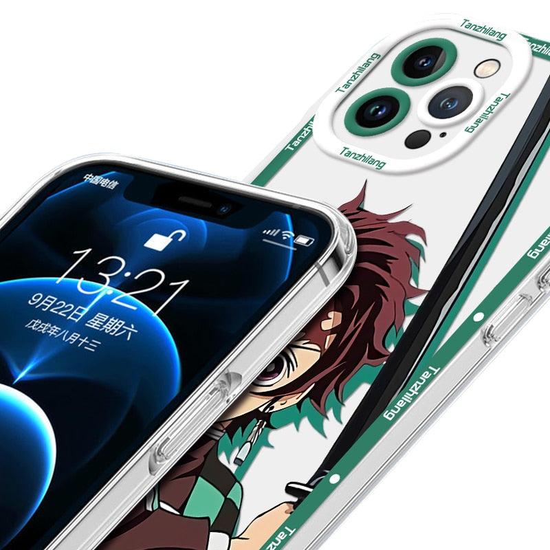 Demon Slayer Soft Silicone Case for iPhone