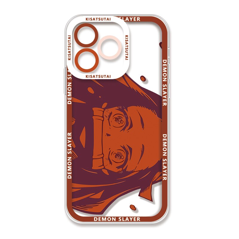 Demon Slayer Soft Silicone Case for iPhone