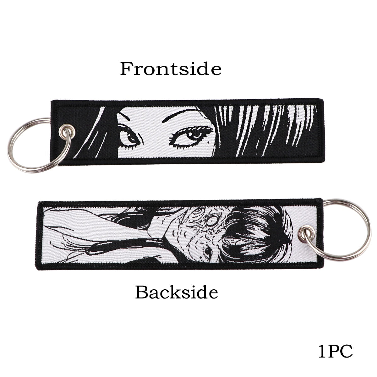 Anime Embroidery KeyChain