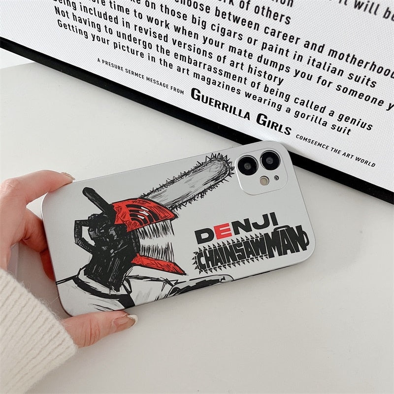 Makima and Denji CM IPhone Cases
