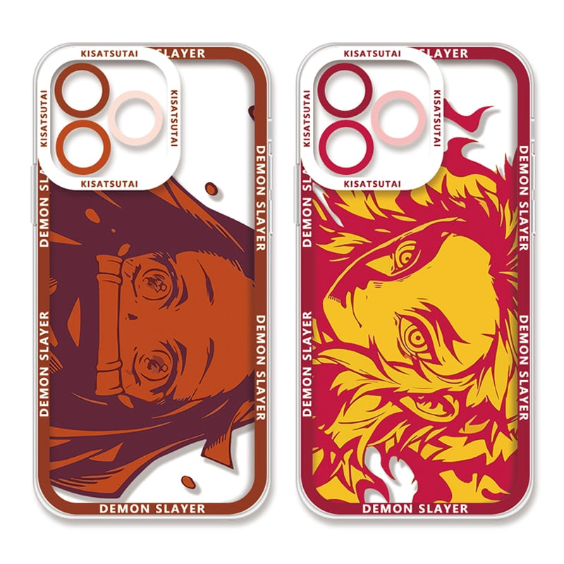 Demon Slayer Soft Silicone Case for iPhone
