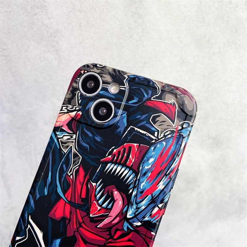 Chainsaw Man Pattern iPhone Case