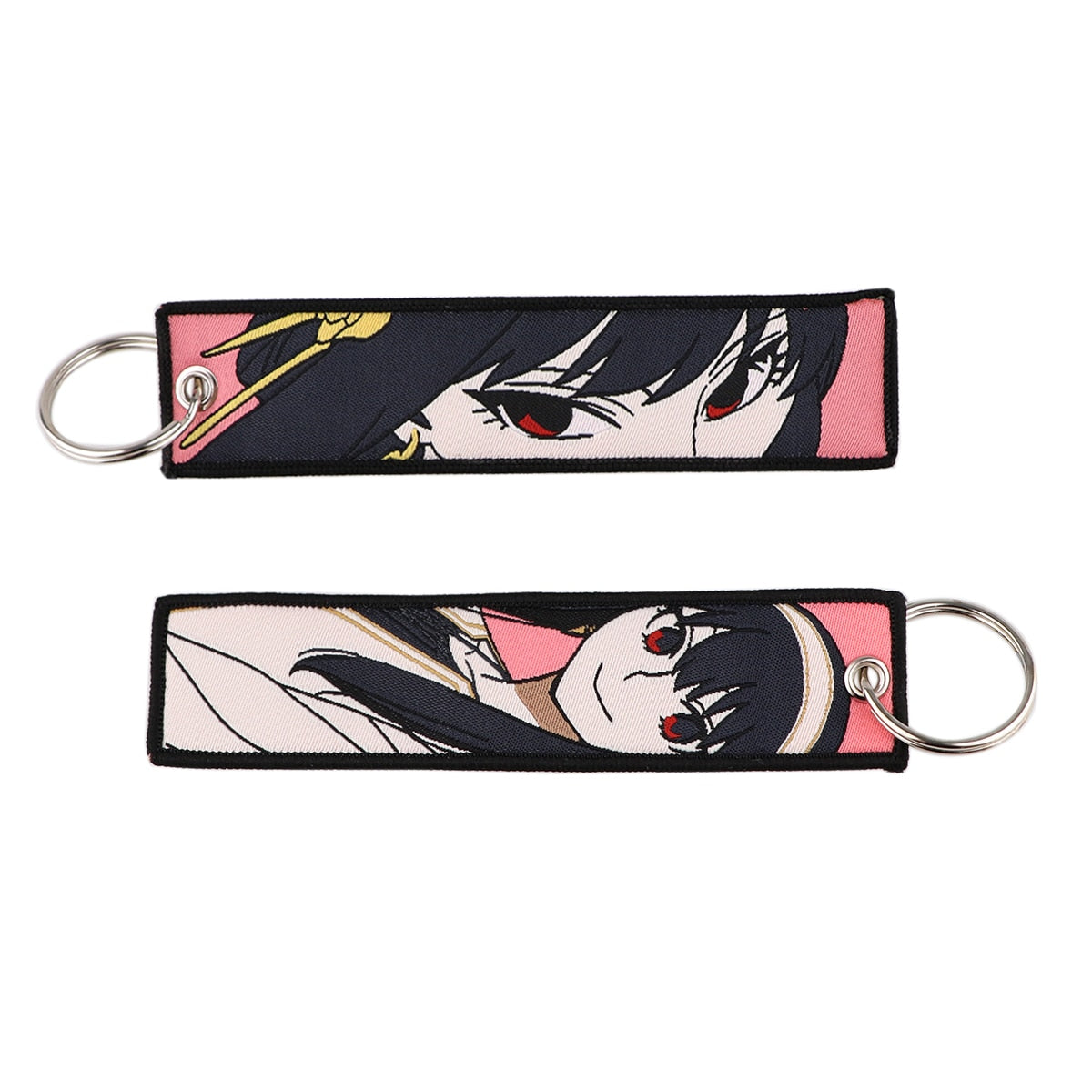 Anime Embroidery KeyChain