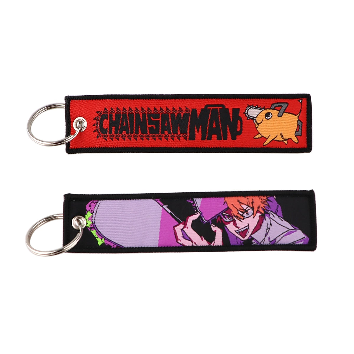 Anime Embroidery KeyChain