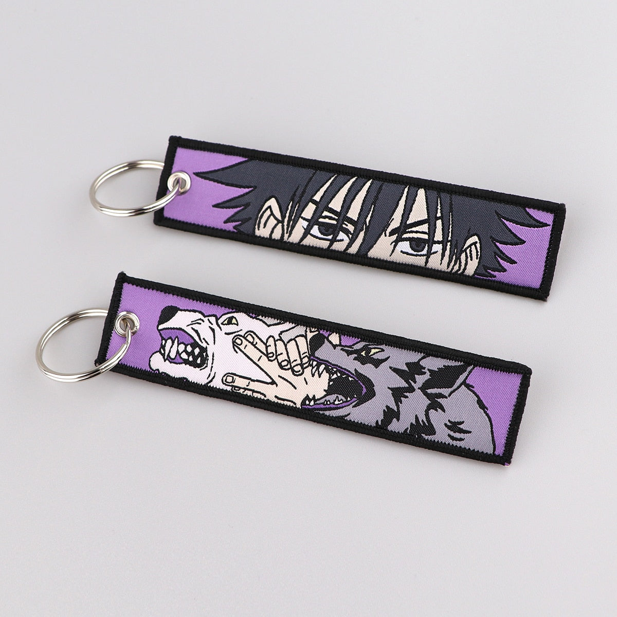 Anime Embroidery KeyChain