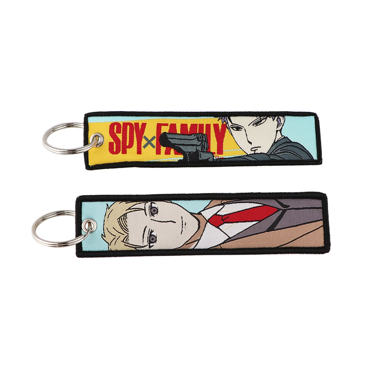 Anime Embroidery KeyChain