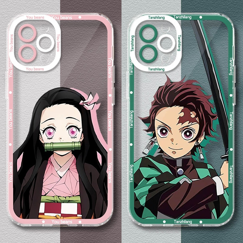 Demon Slayer Soft Silicone Case for iPhone