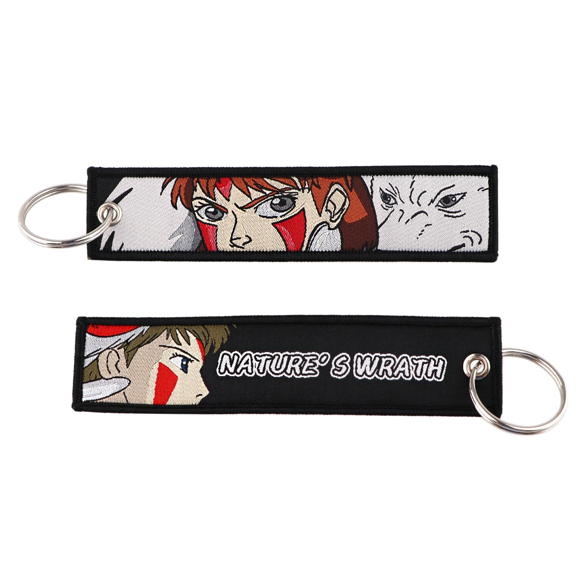 Anime Embroidery KeyChain
