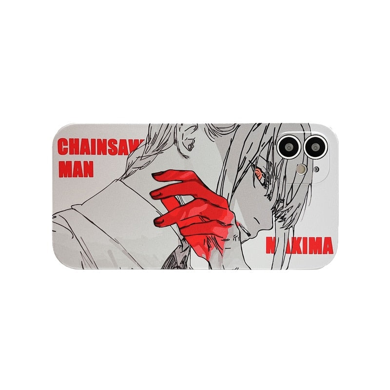 Makima and Denji CM IPhone Cases