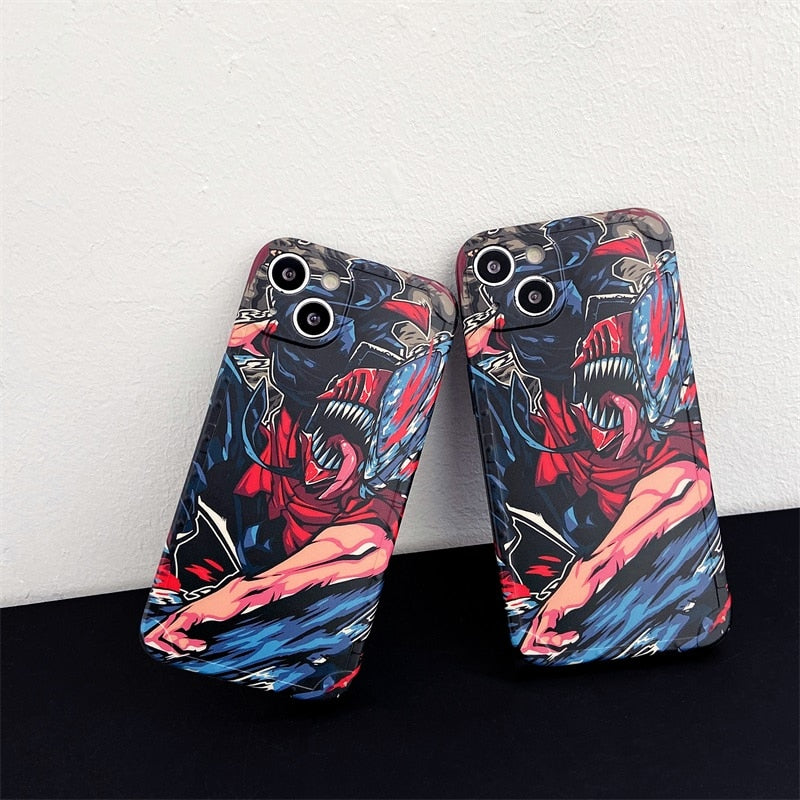 Chainsaw Man Pattern iPhone Case
