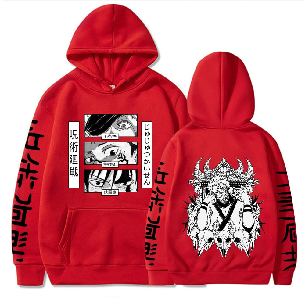 Sukuna\Gojo Satoru Hoodie JJK