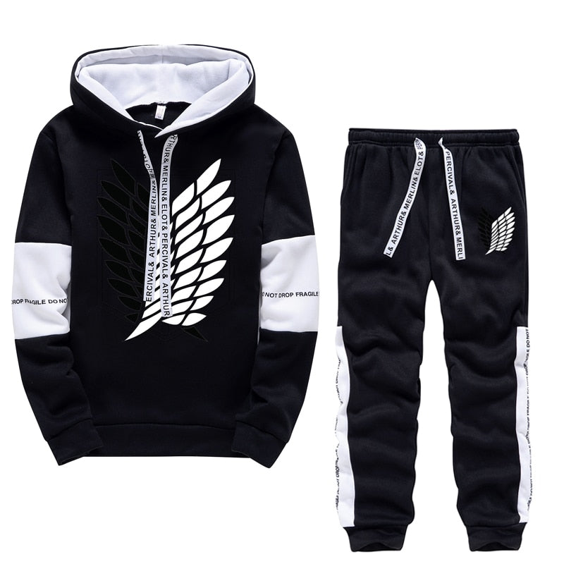 Attack on Titan Hoodie Jogger Set