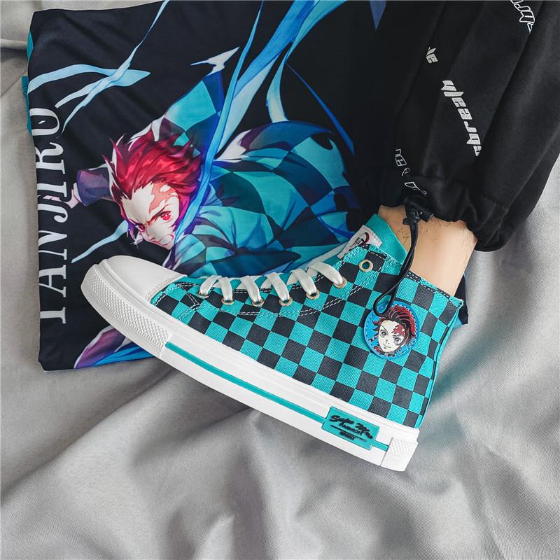 Checkered Tanjiro Shoes