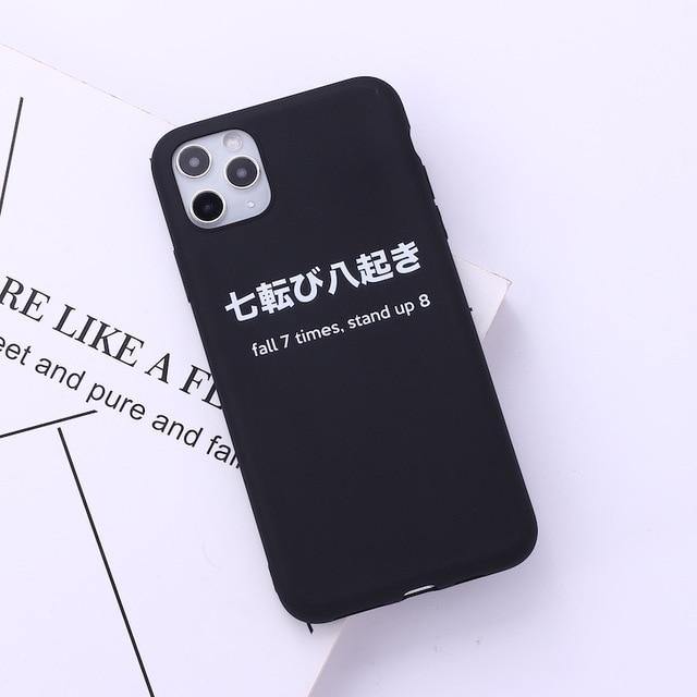 Minimalist Japanese Harajuku Manga Phone Case - animeweebcity