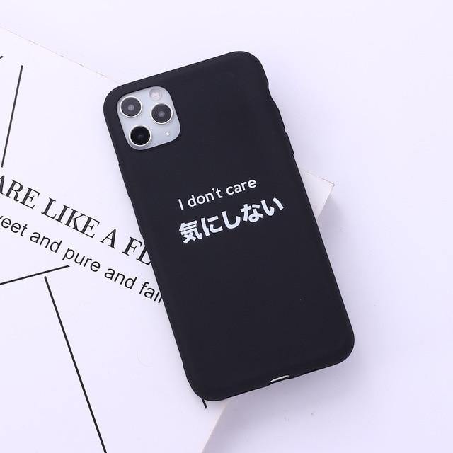 Minimalist Japanese Harajuku Manga Phone Case - animeweebcity