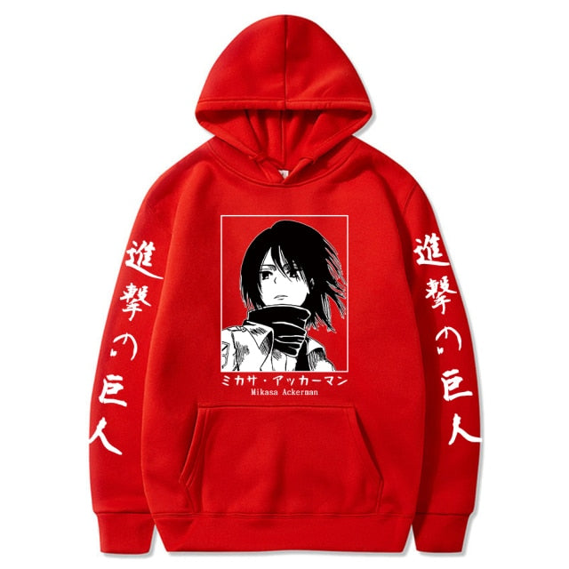 Attack on Titan Hoodie Mikasa Ackerman