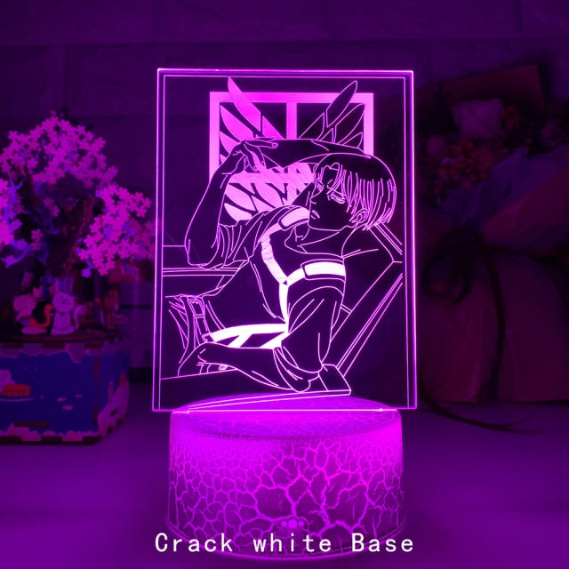 Attack On Titan Levi Ackerman 3D LED Lights/ Lamps