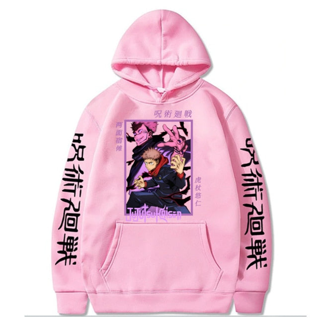 Jujutsu Kaisen Color Yuji Itadori Sukuna Hoodie Sweatshirt