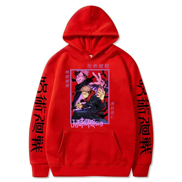 Jujutsu Kaisen Color Yuji Itadori Sukuna Hoodie Sweatshirt
