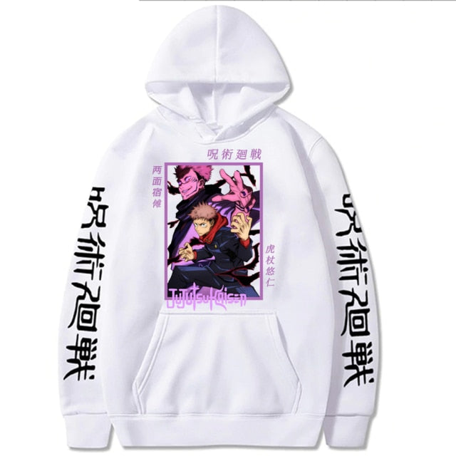 Jujutsu Kaisen Color Yuji Itadori Sukuna Hoodie Sweatshirt