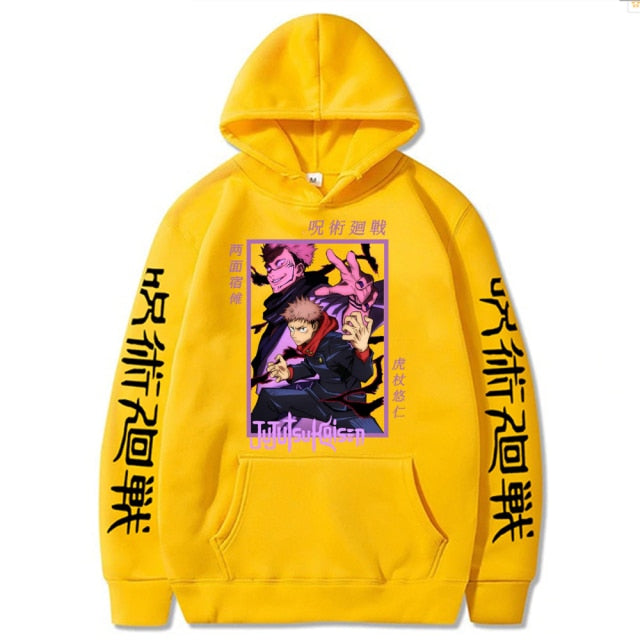 Jujutsu Kaisen Color Yuji Itadori Sukuna Hoodie Sweatshirt