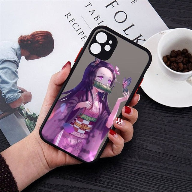 Tanjiro Nezuko Zenitsu and more IPhone Cases Matte