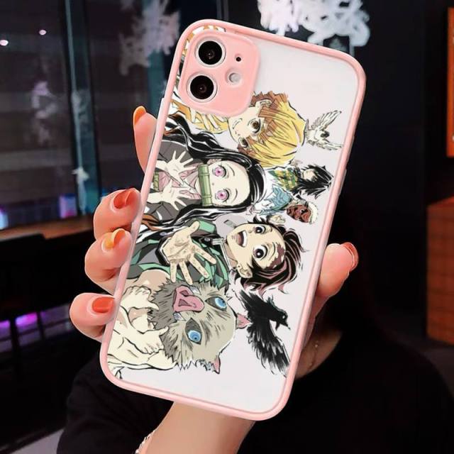 Tanjiro Nezuko Zenitsu and more IPhone Cases Matte