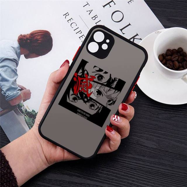 Tanjiro Nezuko Zenitsu and more IPhone Cases Matte