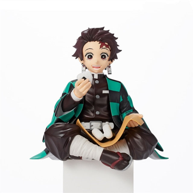 Kamado Tanjiro/Zenitsu/Inosuke Eat Rice Balls Figures