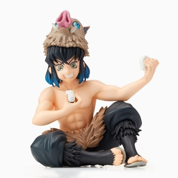 Kamado Tanjiro/Zenitsu/Inosuke Eat Rice Balls Figures