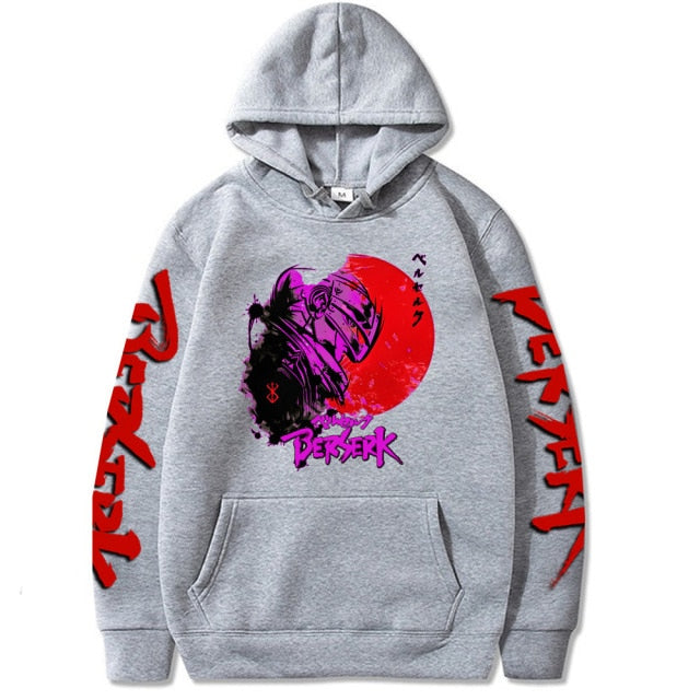 Berserk Guts Red Moon Hoodie