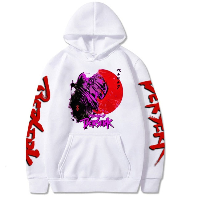 Berserk Guts Red Moon Hoodie