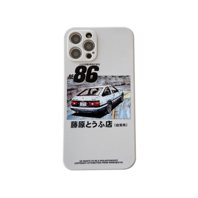 Initial D AE86 Tail Light IPhone Case
