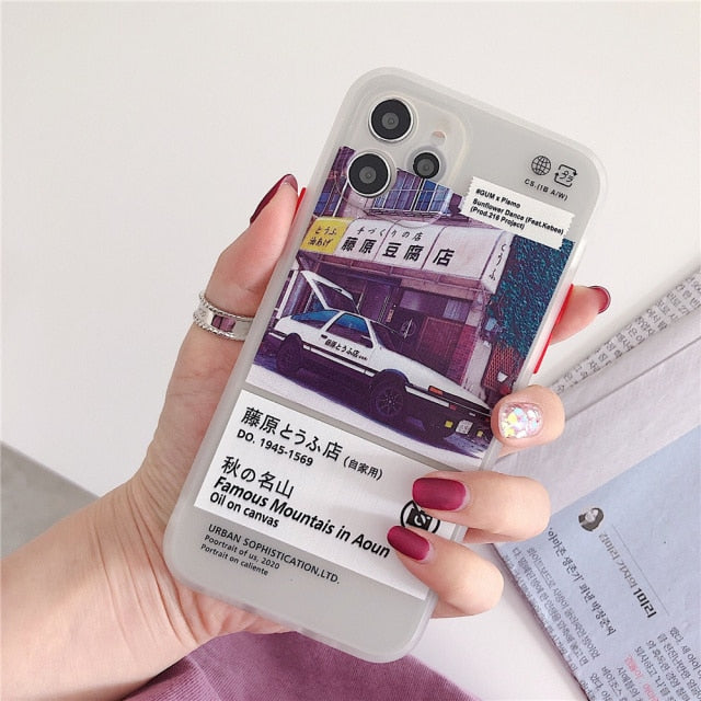 Initial D AE86 Tail Light IPhone Case