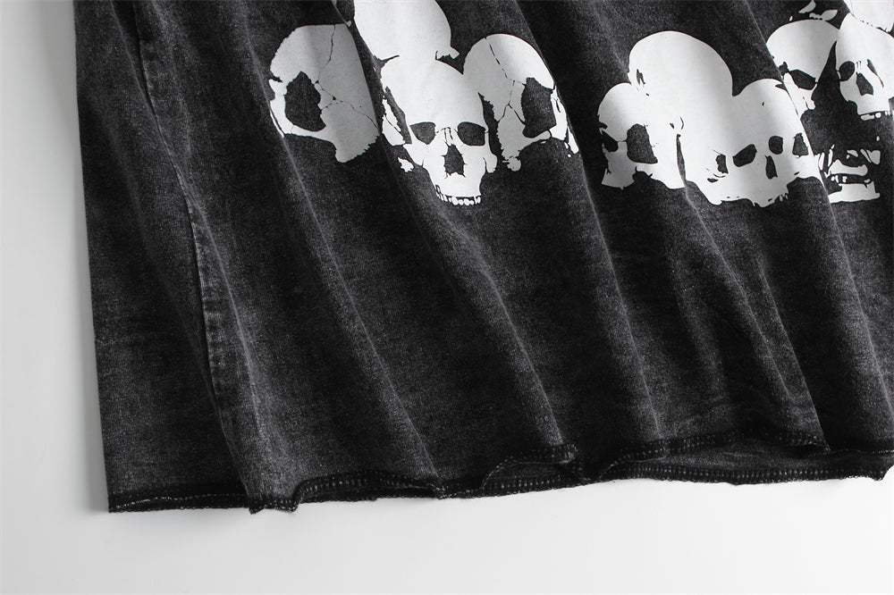 Deathnote Oversized Washed Long Sleeve Crewneck