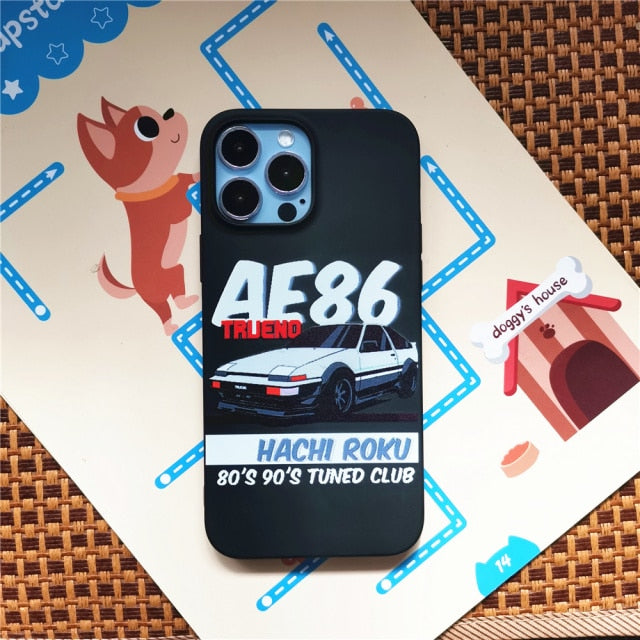 Initial D AE86 Tail Light IPhone Case