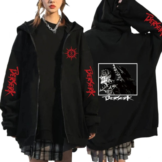 Berserk Zip Hoodies