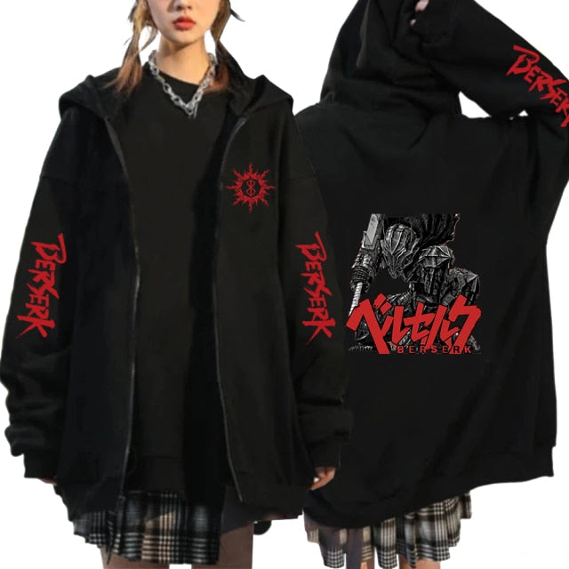 Berserk Zip Hoodies