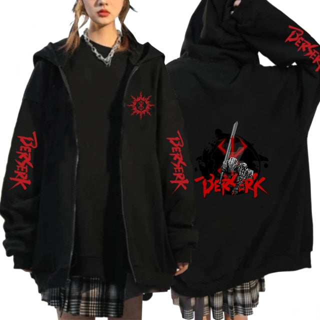 Berserk Zip Hoodies