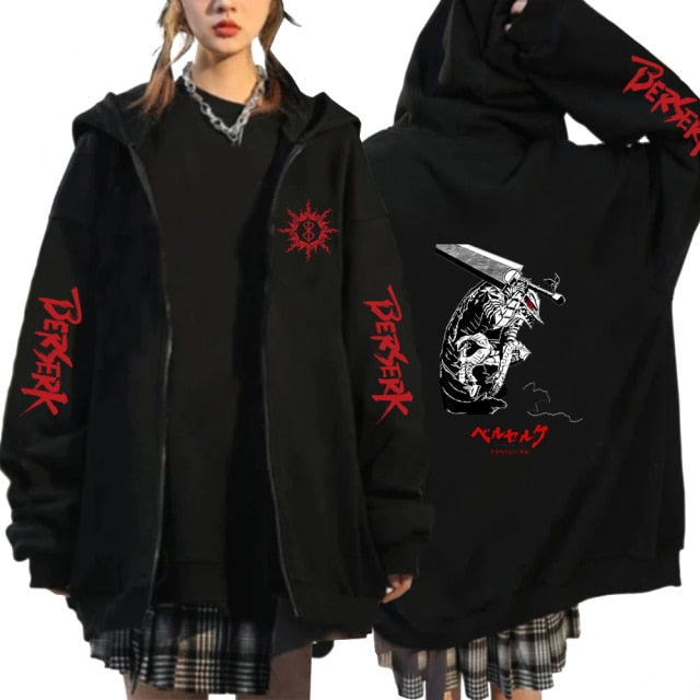 Berserk Zip Hoodies