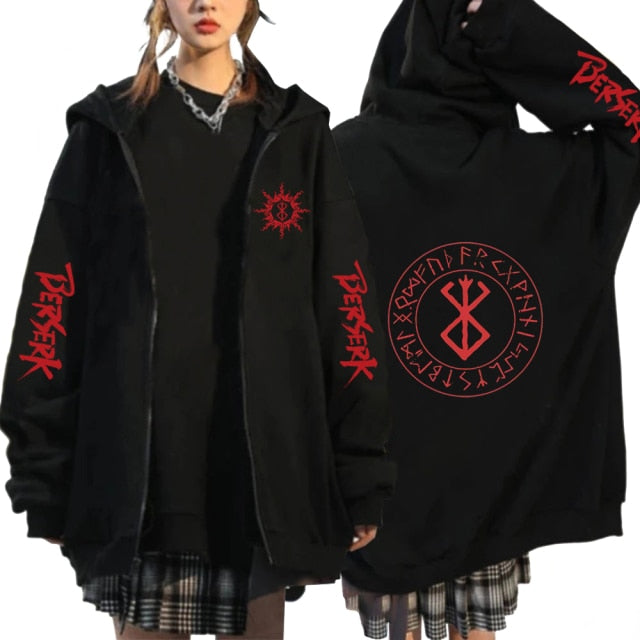 Berserk Zip Hoodies