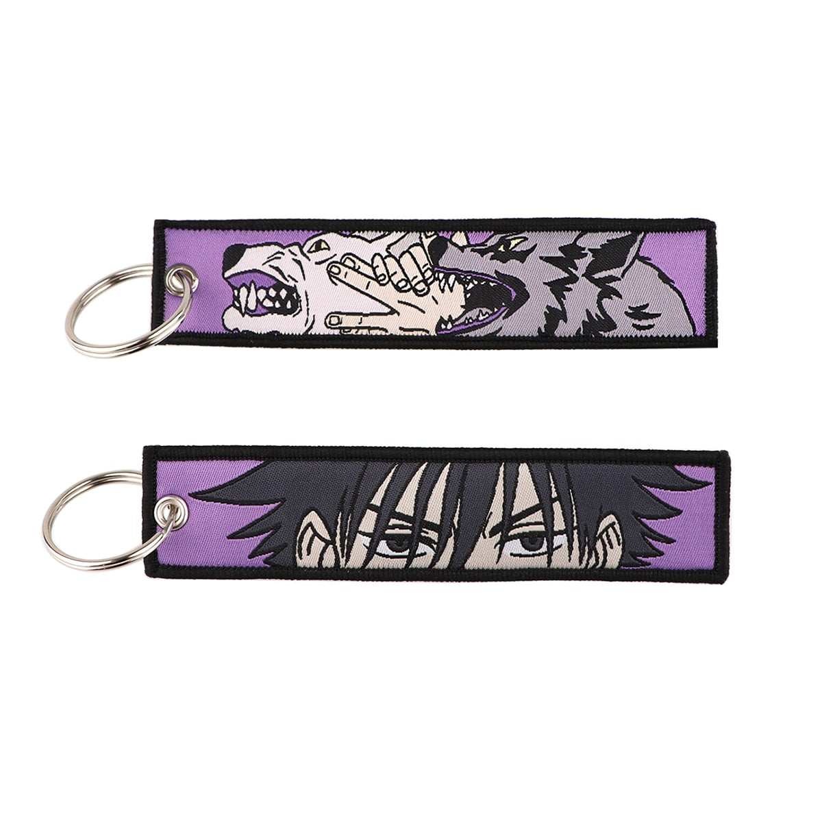 Anime Embroidery KeyChain