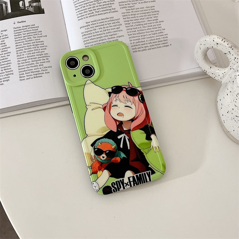 SPY×FAMILY Green Anya IPhone case